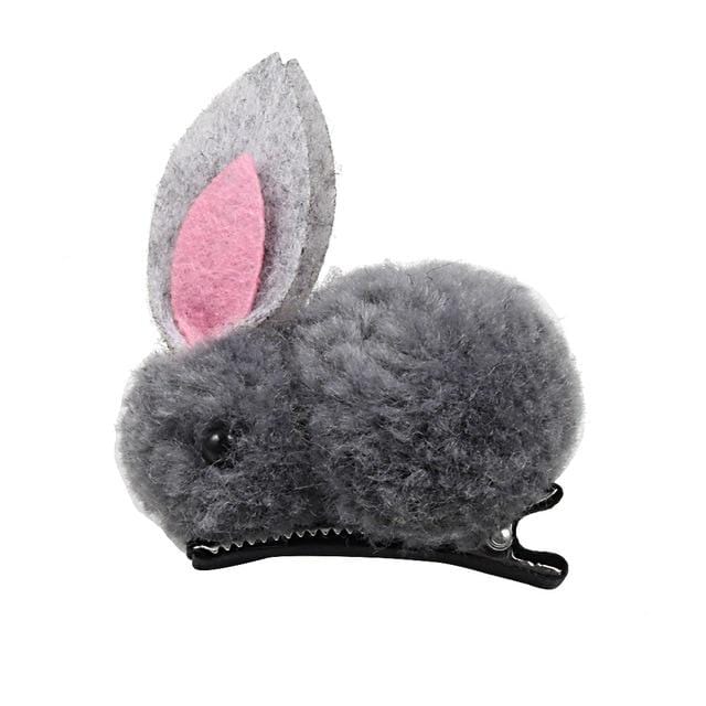 Fashion Cute Ball Rabbit Hair Ring Female Tie Rope Korean Elastic Rubber Hair Bands Bunny Hair Clip Children's Hair Accessories