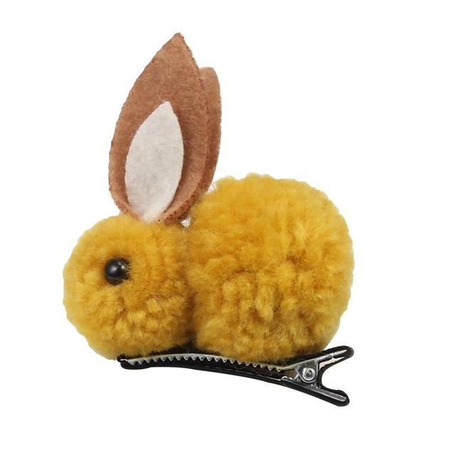 Fashion Cute Ball Rabbit Hair Ring Female Tie Rope Korean Elastic Rubber Hair Bands Bunny Hair Clip Children's Hair Accessories JadeMoghul Inc. 