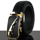 Fashion Designers Men Automatic Buckle Leather Luxury Belt-N-110cm-JadeMoghul Inc.