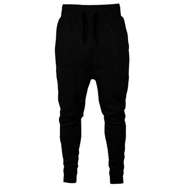 Fashion Joggers Sweatpants - Men Slim Cuff Track Pants Tracksuit Trousers-black-L-JadeMoghul Inc.