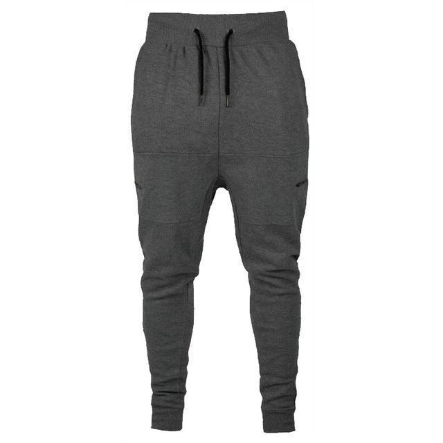 Fashion Joggers Sweatpants - Men Slim Cuff Track Pants Tracksuit Trousers-Dark grey-L-JadeMoghul Inc.