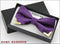Fashion Men Bow Tie Fake Collar Women Silk Tie Butterfly Adjustable Bowtie Halloween Wedding Bow Ties for Men Gravata Borboleta-purple-JadeMoghul Inc.