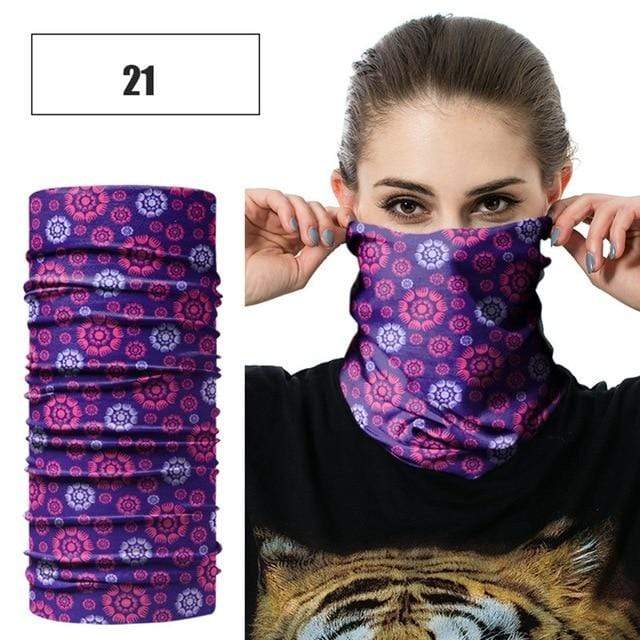 Fashion Men Women Head Face Neck Sunshade Collar Gaiter Tube Bandana Scarf  Sports Headwear Scarf Dustproof Outdoor Fishing AExp