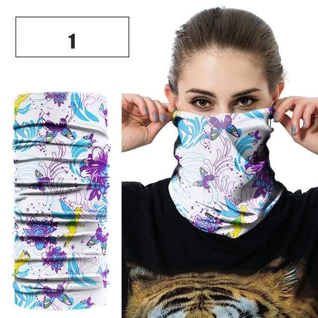 Fashion Men Women Head Face Neck Sunshade Collar Gaiter Tube Bandana Scarf  Sports Headwear Scarf Dustproof Outdoor Fishing AExp