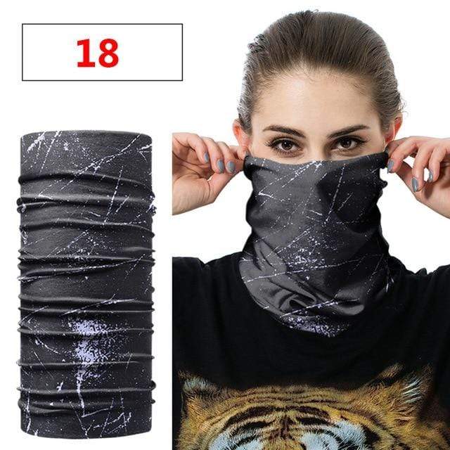 Fashion Men Women Head Face Neck Sunshade Collar Gaiter Tube Bandana Scarf  Sports Headwear Scarf Dustproof Outdoor Fishing AExp
