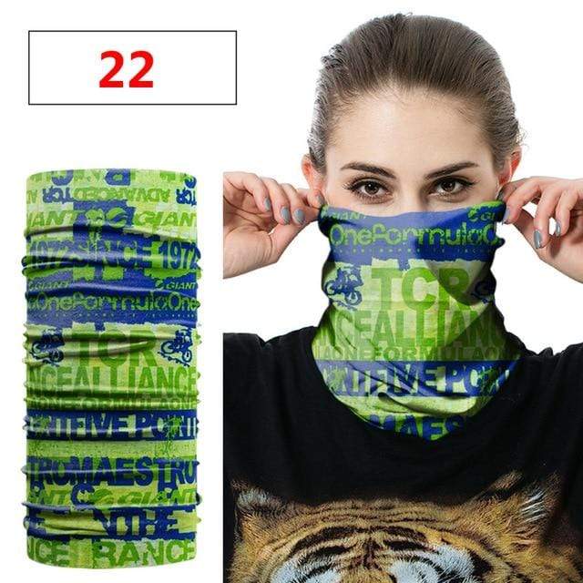 Fashion Men Women Head Face Neck Sunshade Collar Gaiter Tube Bandana Scarf  Sports Headwear Scarf Dustproof Outdoor Fishing AExp