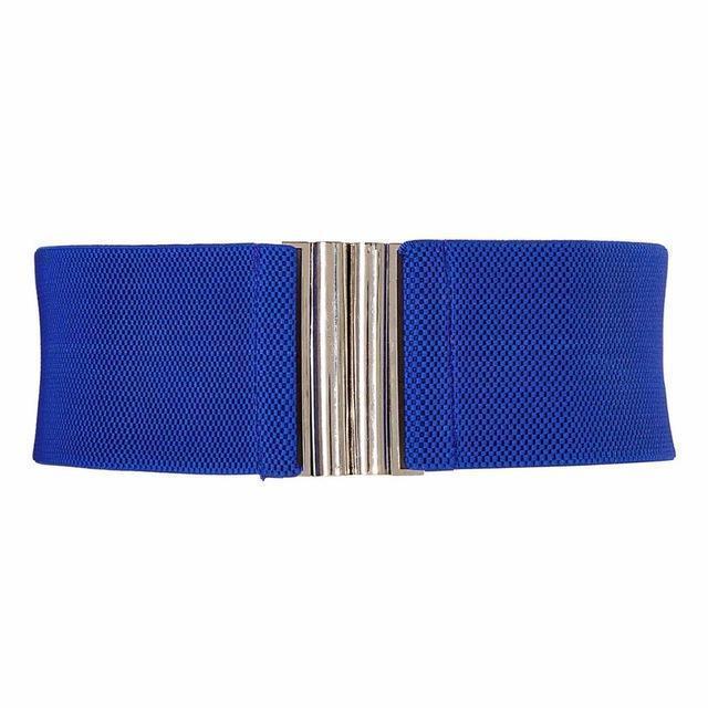 Fashion Metal Hook Waist Belt-blue-L-JadeMoghul Inc.
