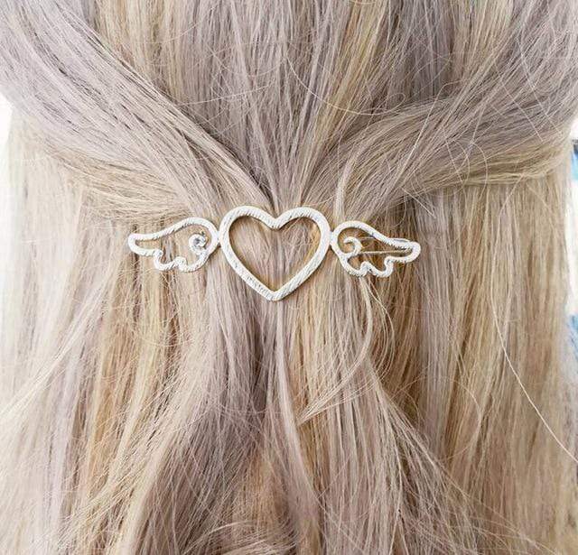 Fashion Metal Leaf Hair Clip Barrettes Hairpin Barrette Hair Claws Women Girls Trend Charm Moon Round Triangle AExp