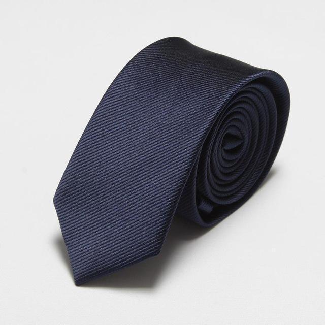 Fashion Narrow Tie For Men-dark blue 17-JadeMoghul Inc.