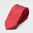 Fashion Narrow Tie For Men-Red-JadeMoghul Inc.