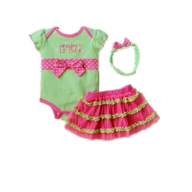 Ivory Knit Romper & Tutu Skirt Newborn Outfit