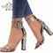 Fashion Platform High Heels PVC Sexy Women Pumps Women Shoes Open Toe Spring Summer Woman Black Gold Best #Y0606760Q-Black-4-JadeMoghul Inc.