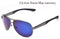 Fashion Polarized Sunglasses / Pilot UV400 Men Sunglasses-Gun Frame Blue-JadeMoghul Inc.