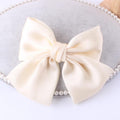 Fashion Ribbon Hairgrips Big Large Bow Hairpin For Women Girls Satin Trendy Ladies Hair Clip New Cute Barrette Hair Accessories AExp