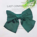 Fashion Ribbon Hairgrips Big Large Bow Hairpin For Women Girls Satin Trendy Ladies Hair Clip New Cute Barrette Hair Accessories AExp