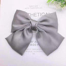 Fashion Ribbon Hairgrips Big Large Bow Hairpin For Women Girls Satin Trendy Ladies Hair Clip New Cute Barrette Hair Accessories AExp