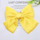 Fashion Ribbon Hairgrips Big Large Bow Hairpin For Women Girls Satin Trendy Ladies Hair Clip New Cute Barrette Hair Accessories AExp