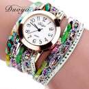 Fashion Round Dial Quartz Watch - Flower Wristwatch-Light Green-JadeMoghul Inc.