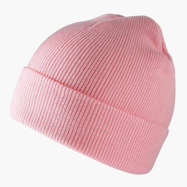 Fashion Solid Color Knitted Beanies Hat Winter Warm Ski Hats Men Women Multicolor Skullies Caps Soft Elastic Cap Sport Bonnet AExp