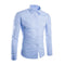 Fashion Spring Autumn Men Shirt Long Sleeve Solid Color Easy-care Anti Crease Man Casual Shirts M-3XL FS99-light blue-M-JadeMoghul Inc.