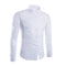 Fashion Spring Autumn Men Shirt Long Sleeve Solid Color Easy-care Anti Crease Man Casual Shirts M-3XL FS99-White-M-JadeMoghul Inc.