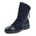 Fashion Suede Leather Boots For Women-Blue-7-JadeMoghul Inc.
