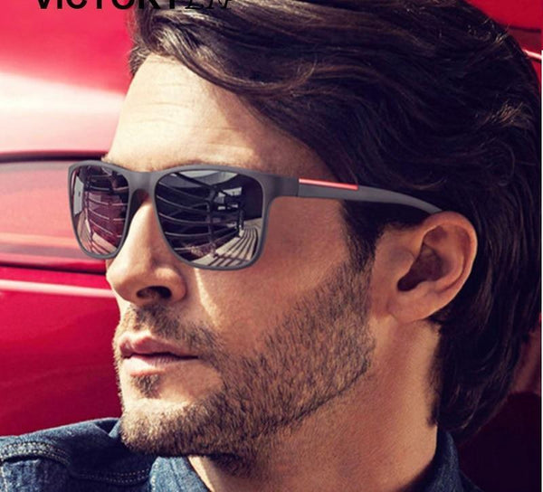 Fashion Sunglasses Men Driving Sun Glasses For Men Brand Design High Quality Mirror Eyewear Male-black-JadeMoghul Inc.