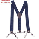 Fashion Suspenders leather 6clips Braces Male Vintage Casual Suspensorio Tirante Trousers Strap Father/Husband's Gift 3.5*120cm-Fuchsia-JadeMoghul Inc.