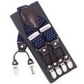 Fashion Suspenders leather 6clips Braces Male Vintage Casual Suspensorio Tirante Trousers Strap Father/Husband's Gift 3.5*120cm-Ginger-JadeMoghul Inc.
