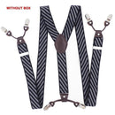 Fashion Suspenders leather 6clips Braces Male Vintage Casual Suspensorio Tirante Trousers Strap Father/Husband's Gift 3.5*120cm-Light Green-JadeMoghul Inc.