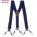Fashion Suspenders leather 6clips Braces Male Vintage Casual Suspensorio Tirante Trousers Strap Father/Husband's Gift 3.5*120cm-Mint-JadeMoghul Inc.