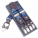 Fashion Suspenders leather 6clips Braces Male Vintage Casual Suspensorio Tirante Trousers Strap Father/Husband's Gift 3.5*120cm-Pink-JadeMoghul Inc.