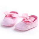 Fashion Sweet New Kids Newborn Baby Girl Bow Shoes Toddler Mary Jane First Walker Anti-sip Infant Shoes Bebe Kids Shoes Cotton-SH0370P-1-JadeMoghul Inc.