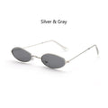 Fashion Vintage Shades Sun Glasses Elegant okulary Retro Small Oval Sunglasses for Men Women Eyeglasses gafas oculos AExp