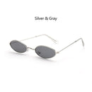 Fashion Vintage Shades Sun Glasses Elegant okulary Retro Small Oval Sunglasses for Men Women Eyeglasses gafas oculos AExp