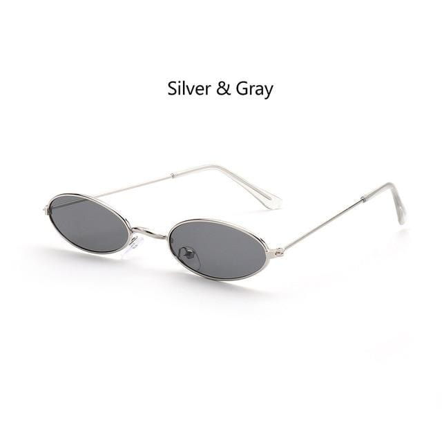 Fashion Vintage Shades Sun Glasses Elegant okulary Retro Small Oval Sunglasses for Men Women Eyeglasses gafas oculos AExp