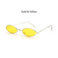 Fashion Vintage Shades Sun Glasses Elegant okulary Retro Small Oval Sunglasses for Men Women Eyeglasses gafas oculos AExp