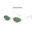 Fashion Vintage Shades Sun Glasses Elegant okulary Retro Small Oval Sunglasses for Men Women Eyeglasses gafas oculos AExp