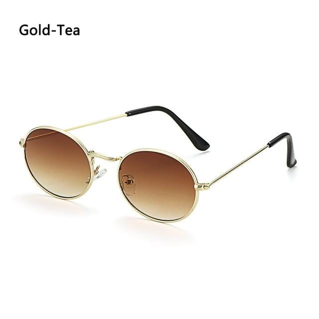 Fashion Vintage Shades Sun Glasses Elegant okulary Retro Small Oval Sunglasses for Men Women Eyeglasses gafas oculos AExp