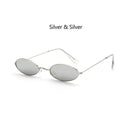 Fashion Vintage Shades Sun Glasses Elegant okulary Retro Small Oval Sunglasses for Men Women Eyeglasses gafas oculos AExp