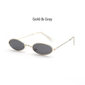 Fashion Vintage Shades Sun Glasses Elegant okulary Retro Small Oval Sunglasses for Men Women Eyeglasses gafas oculos AExp