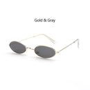 Fashion Vintage Shades Sun Glasses Elegant okulary Retro Small Oval Sunglasses for Men Women Eyeglasses gafas oculos AExp