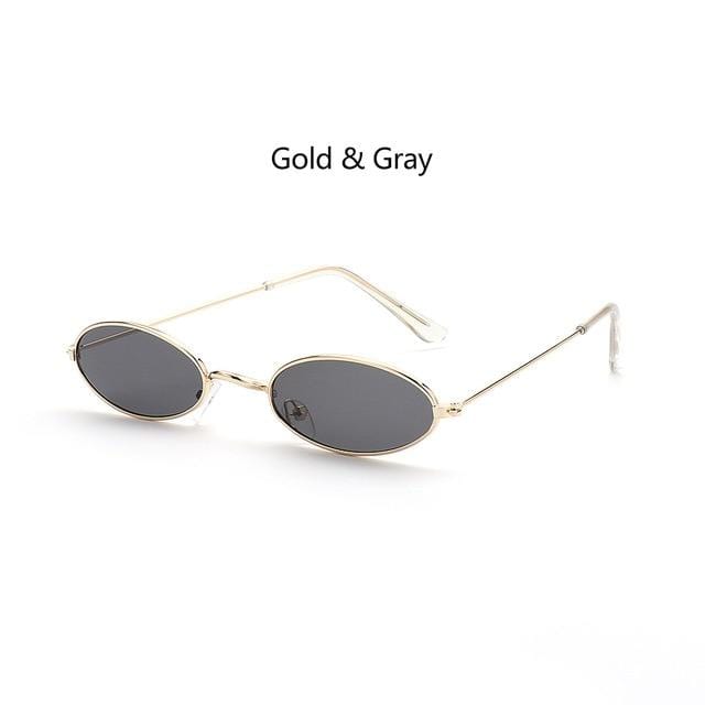 Fashion Vintage Shades Sun Glasses Elegant okulary Retro Small Oval Sunglasses for Men Women Eyeglasses gafas oculos AExp