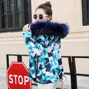 Fashion Warm Winter With Faux Fur Collar Hood-Camo 3-S-JadeMoghul Inc.