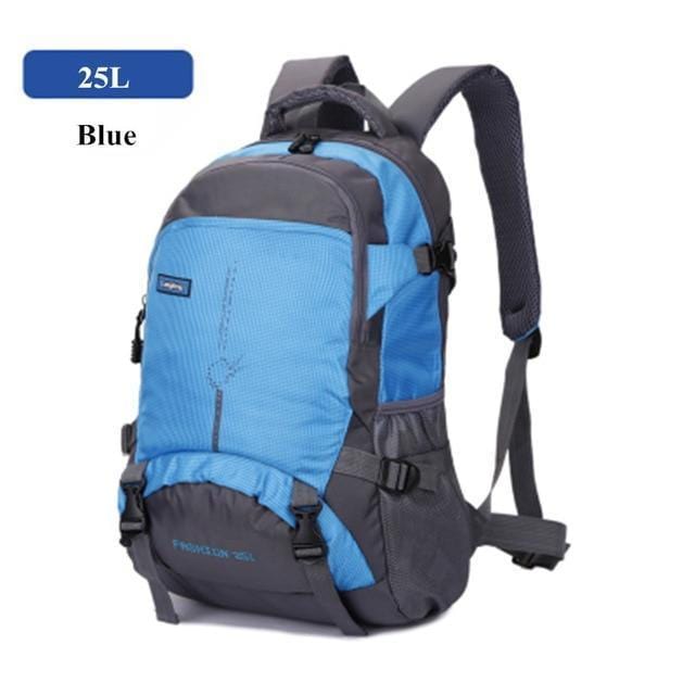 Fashion Waterproof Nylon Backpack Men Travel Backpack Multifunction Bags Male Laptop Backpacks-Blue 25L-JadeMoghul Inc.