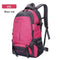 Fashion Waterproof Nylon Backpack Men Travel Backpack Multifunction Bags Male Laptop Backpacks-Rose red 45L-JadeMoghul Inc.