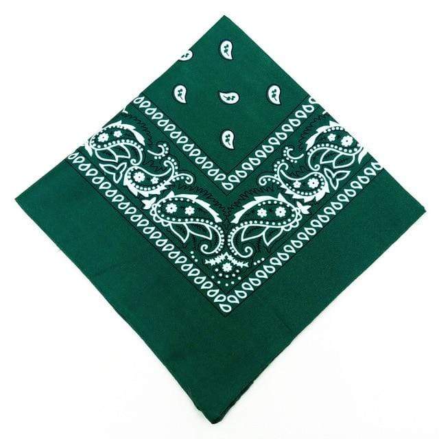 Fashion Women Cotton Bandana Scarf Square Female Bandanas 55cm*55cm Headwear Rock Girls Head Scarf Headbands Hair Accessories AExp