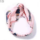 Fashion Women Girls Summer Bohemian Hair Bands Print Headbands Vintage Cross Turban Bandage Bandanas HairBands Hair Accessories AExp