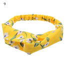 Fashion Women Girls Summer Bohemian Hair Bands Print Headbands Vintage Cross Turban Bandage Bandanas HairBands Hair Accessories AExp