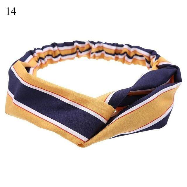 Fashion Women Girls Summer Bohemian Hair Bands Print Headbands Vintage Cross Turban Bandage Bandanas HairBands Hair Accessories AExp